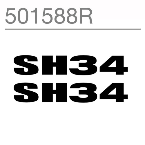 SHAD SH34 Replacement Sticker