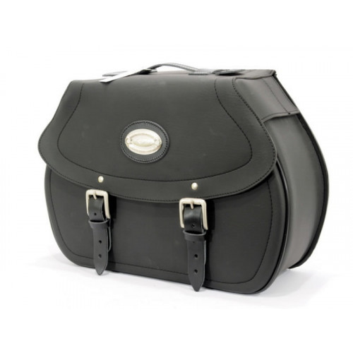 Black 42L Iparex Saddlebags By Longride CIL138