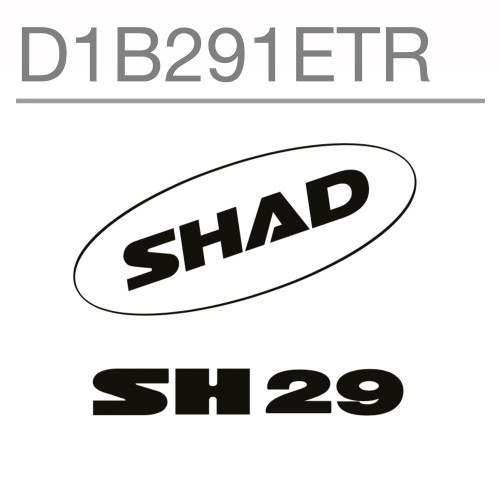 SHAD SH29 Replacement Sticker (White)