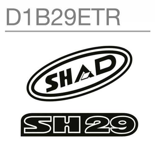 SHAD SH29 Replacement Sticker (Red)