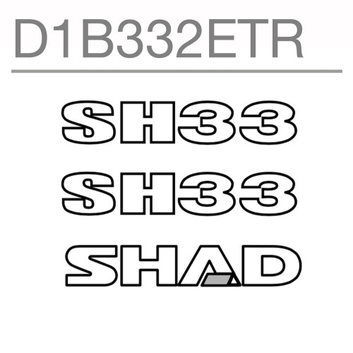 SHAD SH33 Replacement Sticker (Side Sticker)