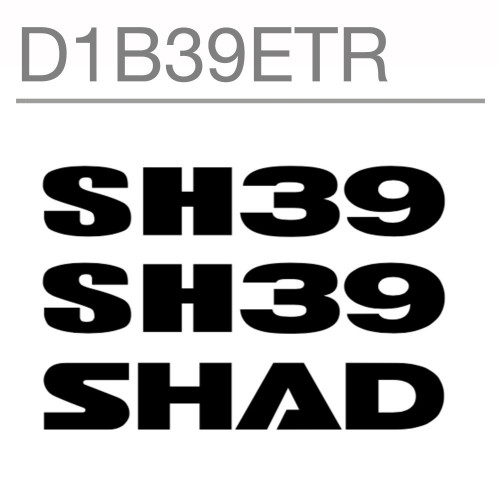 SHAD SH39 Replacement Sticker