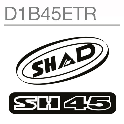 SHAD SH45 Replacement Sticker (Red)