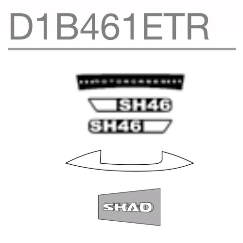 SHAD SH46 Replacement Sticker