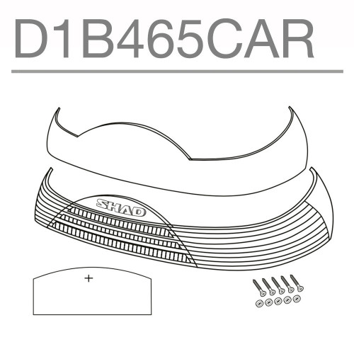 SHAD SH46 Replacement Red Reflectors