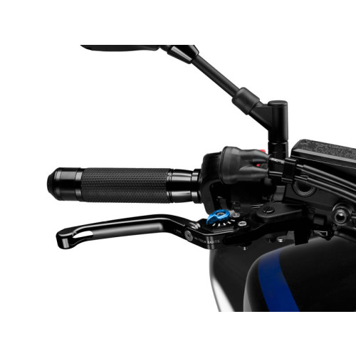 Folding V3 Brake (Black Lever With Blue Selector) For SYM Maxsym TL (20-21) By Puig 110NA