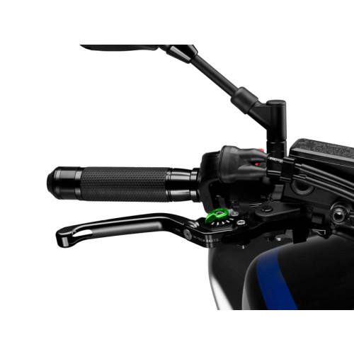 Folding V3 Brake (Black Lever With Green Selector) For SYM Maxsym TL (20-21) By Puig 110NV