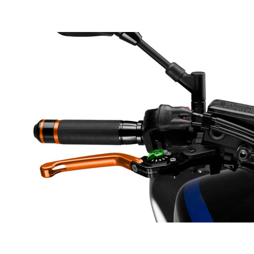 Folding V3 Brake (Orange Lever With Green Selector) For SYM Maxsym TL (20-21) By Puig 110TV