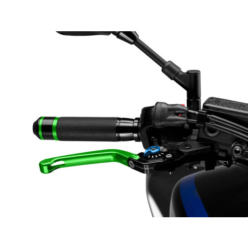 Folding V3 Brake (Green Lever With Blue Selector) For SYM Maxsym TL (20-21) By Puig 110VA