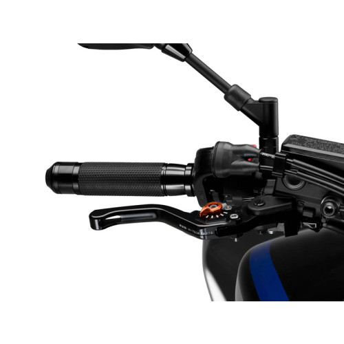 Short V3 Brake (Black Lever With Orange Selector) For BMW F900 GS (24) By Puig 130NT