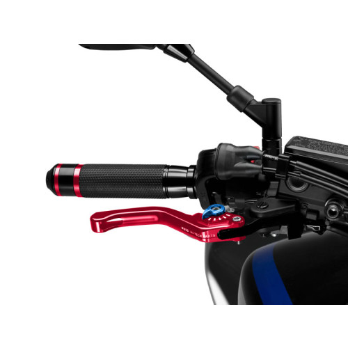 Short V3 Brake (Red Lever With Blue Selector) For SYM Maxsym TL (20-21) By Puig 130RA