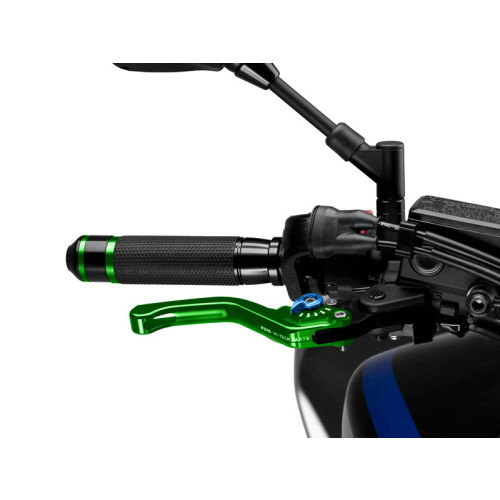 Short V3 Brake (Green Lever With Blue Selector) For KTM 690 Duke R (14-17) By Puig 130VA