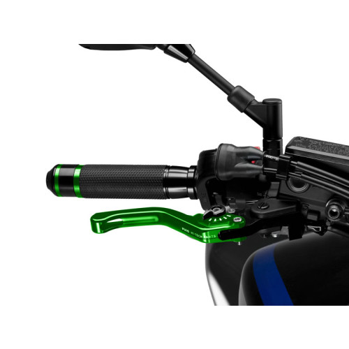 Short V3 Brake (Green Lever With Black Selector) For Suzuki V-Strom 650 (21-22) By Puig 130VN