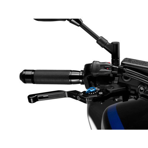 Extendable Folding V3 Brake (Black Extender With Blue Selector) For SYM Maxsym TL (20-21) By Puig 14NNA