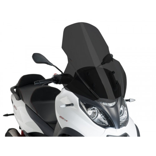 V-Tech Line Touring Screen (Dark Smoke) For Piaggio MP3 500 Business HPE ABS ASR (18-20) By Puig 1666F