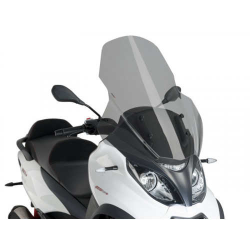 V-Tech Line Touring Screen (Light Smoke) For Piaggio MP3 400 Business (21-22) By Puig 1666H