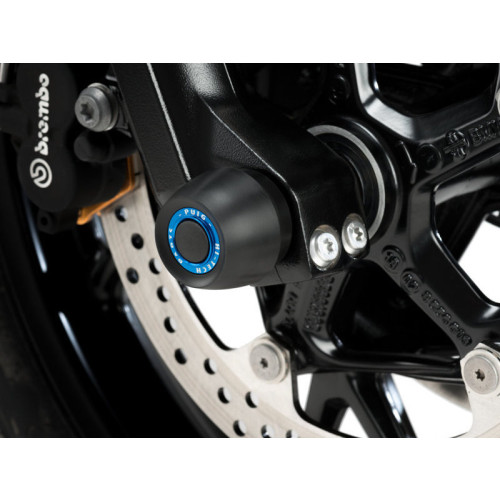 PHB19 Front Fork Protector (Black) For BMW F850 GS (18-21) By Puig 20056N