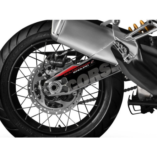 Swing Arm Protector (Black) For Ducati Multistrada 1200 Enduro (16-18) By Puig 20213N