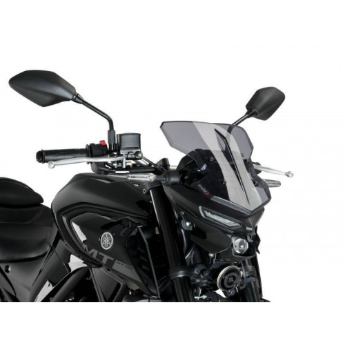 New Generation Sport Screen (Black) For Yamaha MT-03 (20-21) By Puig 20285N