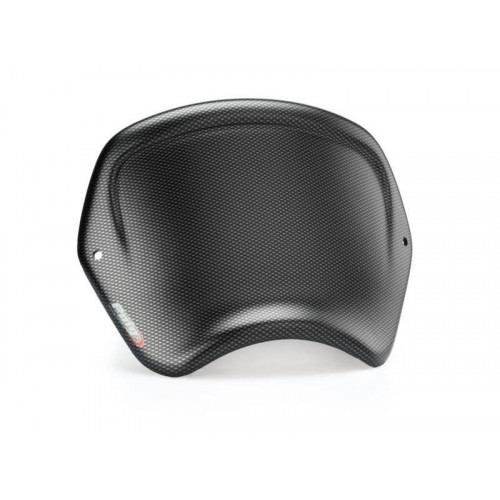 Retro Fly Screen (Carbon Look) For Harley Davidson Sportster Forty Eight XL1200X (17-20) By Puig 20399C