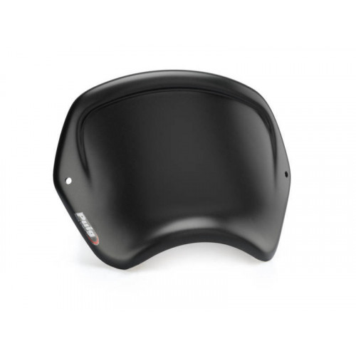 Retro Fly Screen (Matt Black) For Harley Davidson Sportster Forty Eight XL1200X (17-20) By Puig 20399J