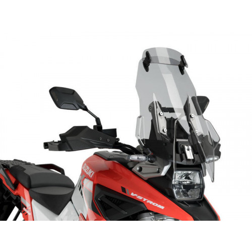 Touring Screen With Extender (Light Smoke) For Suzuki V-Strom DL 1050 XT (20) By Puig 20412H