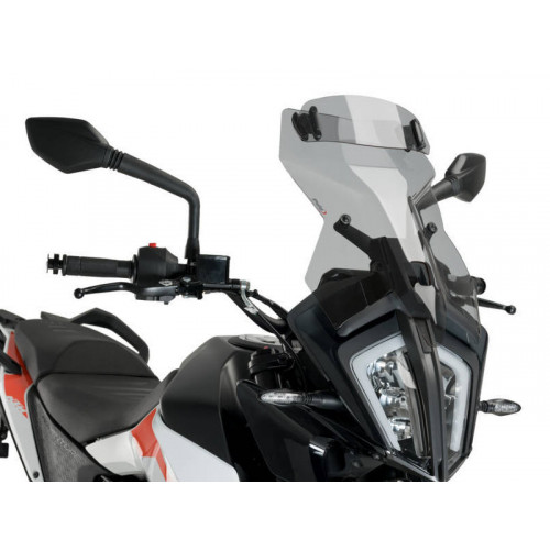 Touring Screen With Extender (Light Smoke) For KTM 250 Adventure (21) By Puig 20415H