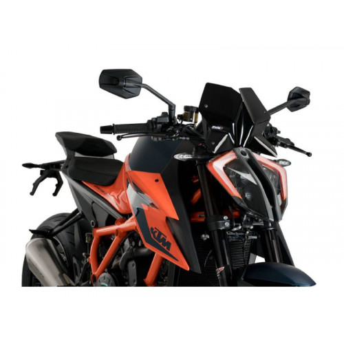 New Generation Sport Screen (Black) For KTM 1290 Super Duke RR (22-24) By Puig 20425N