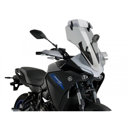 Touring Screen With Extender (Light Smoke) For Yamaha MT-07 Tracer (20-21) By Puig 20435H