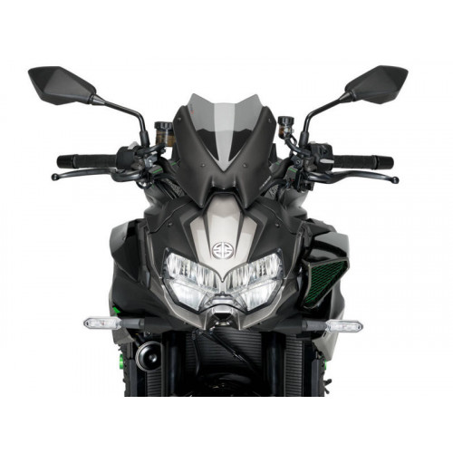 New Generation Sport Screen (Black) For Kawasaki Z H2 (20-21) By Puig 20506N