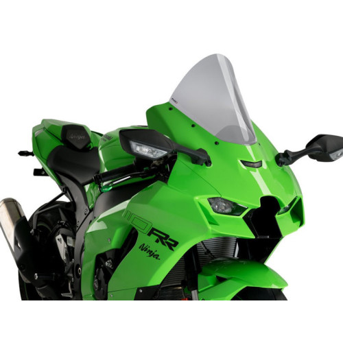 R-Racer Screen (Light Smoke) For Kawasaki ZX-10R (21) By Puig 20540H