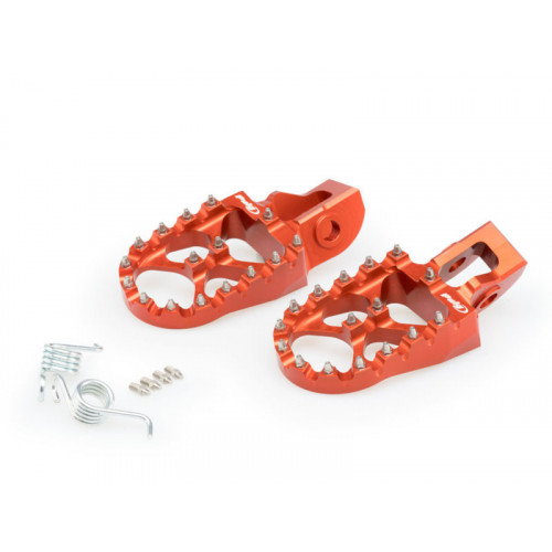 Off Road Footpegs (Orange) For KTM 1290 Super Adventure S (17-20) By Puig 20564T