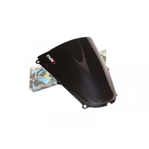 Racing Screen (Carbon Look) For Honda CBR600 RR (05-06) By Puig 2058C