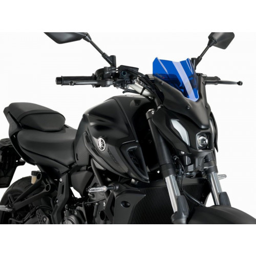 New Generation Sport Screen (Blue) For Yamaha MT-07 (21) By Puig 20618A