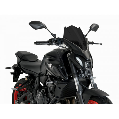 New Generation Touring Screen (Dark Smoke) For Yamaha MT-07 (21) By Puig 20619F