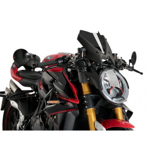 New Generation Sport Screen (Dark Smoke) For MV Agusta Brutale 1000 RR (20-22) By Puig 20680F