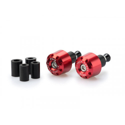 Short Bar End Weights (Red) For Ducati Monster 937 Plus (21) By Puig 20719R