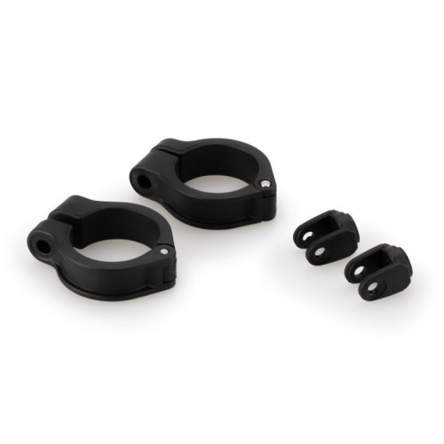 R19 Frame Slider Adapters For Auxiliary Lights (Black) For KTM 890 Duke GP (23) By Puig 20756N