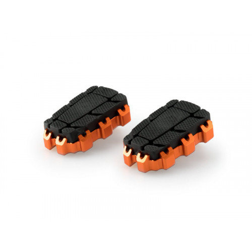 Enduro 2 Footpegs (Orange) For Indian FTR1200 R Carbon (22) By Puig 20851T