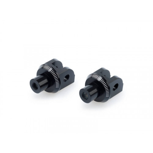 Footpeg Adaptors (Black) For Harley Davidson Pan America 1250 (21-22) By Puig 20996N