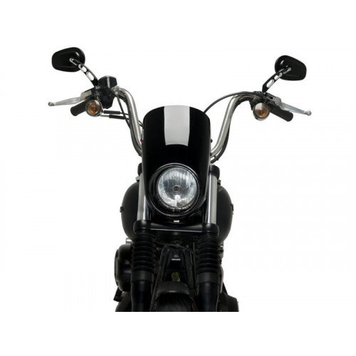 Anarchy Semi Fairing (Black) For Harley Davidson Dyna Street Bob FXDB (06-17) By Puig 21081N