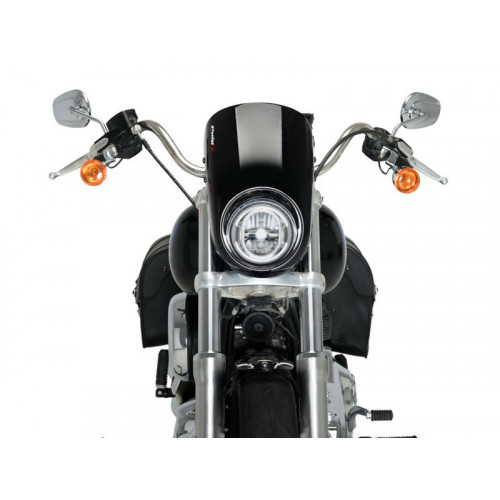 Anarchy Semi Fairing (Black) For Harley Davidson Softail Low Rider FXLR (18-20) By Puig 21082N