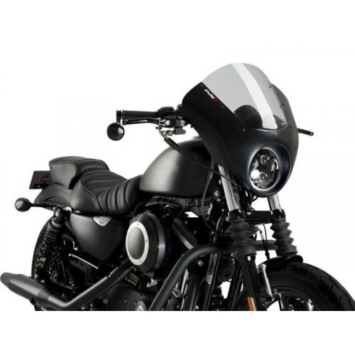 Dark Night Screen (Light Smoke) For Harley Davidson Sportster 883 Iron XL883N (09-20) By Puig 21097H