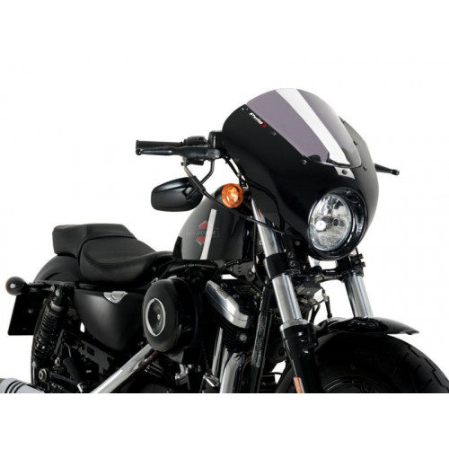 Dark Night Screen (Light Smoke) For Harley Davidson Sportster Forty Eight XL1200X (15-20) By Puig 21098H