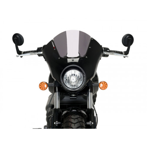 Dark Night Screen (Light Smoke) For Indian Scout Bobber (18-22) By Puig 21107H