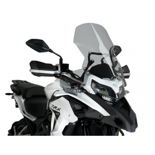 Front Deflectors (Dark Smoke) For Benelli TRK 502 (16-23) By Puig 21127F