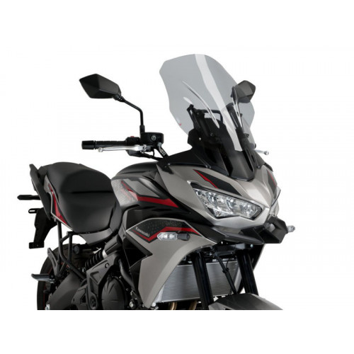 Touring Screen (Dark Smoke) For Kawasaki Versys 650 (22-23) By Puig 21260F