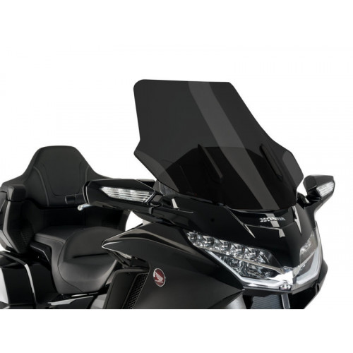 Touring Screen (Dark Smoke) For Honda GL1800 Goldwing (18-21) By Puig 3160F