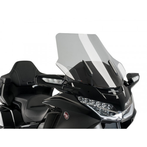 Touring Screen (Light Smoke) For Honda GL1800 Goldwing (18-21) By Puig 3160H