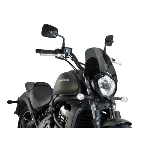 New Generation Sport Screen (Dark Smoke) For Kawasaki Vulcan S Cafe (17-20) By Puig 3175F